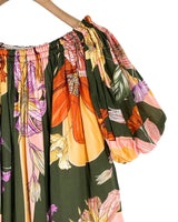 Vestido amplio offshoulder