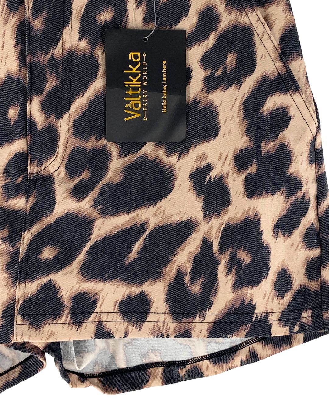 Skirt short animal print
