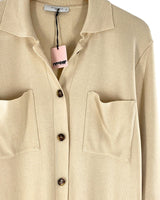 Saco tejido abotonado