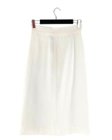 Maxi falda en lino lace up