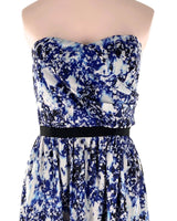 Vestido midi strapless