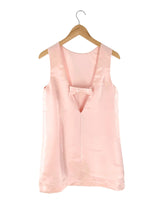 Vestido midi brillante lazo