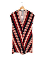 Vestido midi a rayas