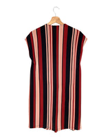 Vestido midi a rayas