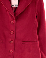 Chaqueta abotonada en paño