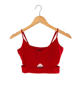 Crop top de tiras stretch