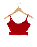 Crop top de tiras stretch