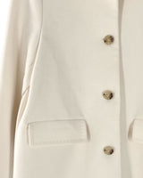 Abrigo midi abotonado