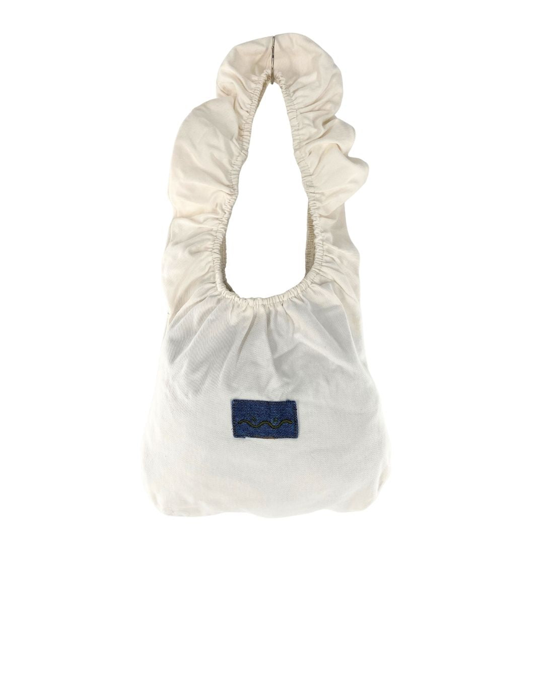 Bolso encauchado en denim