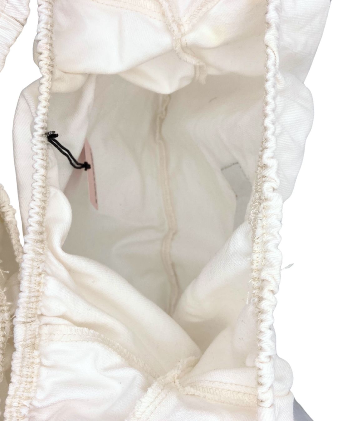 Bolso encauchado en denim