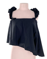 Crop top de tiras cruzadas