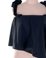 Crop top de tiras cruzadas