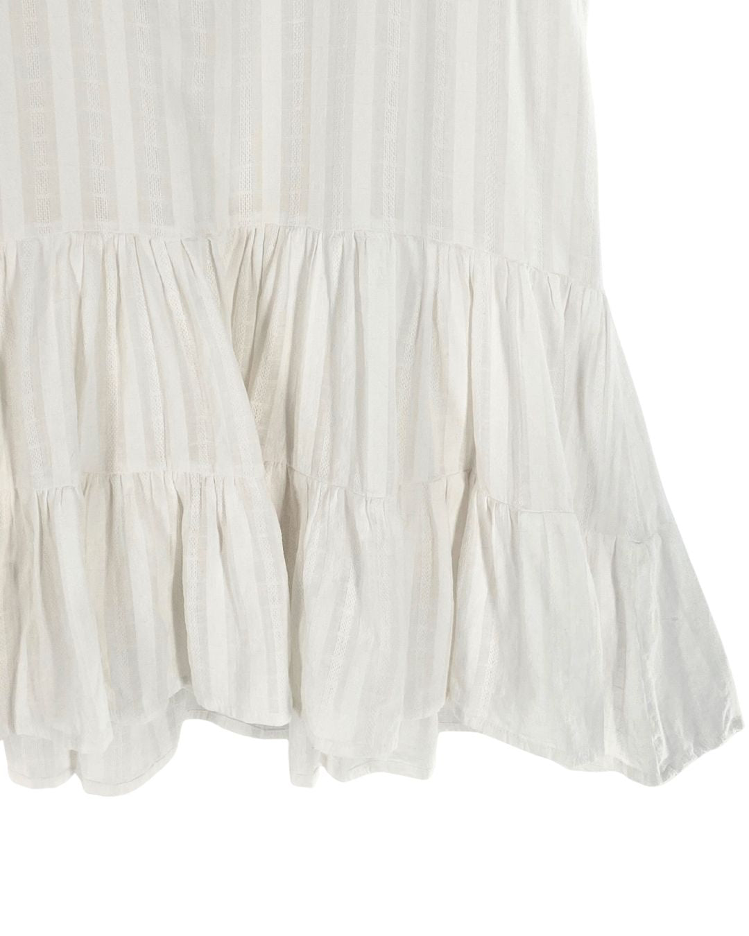 Vestido midi con vuelo en sisa