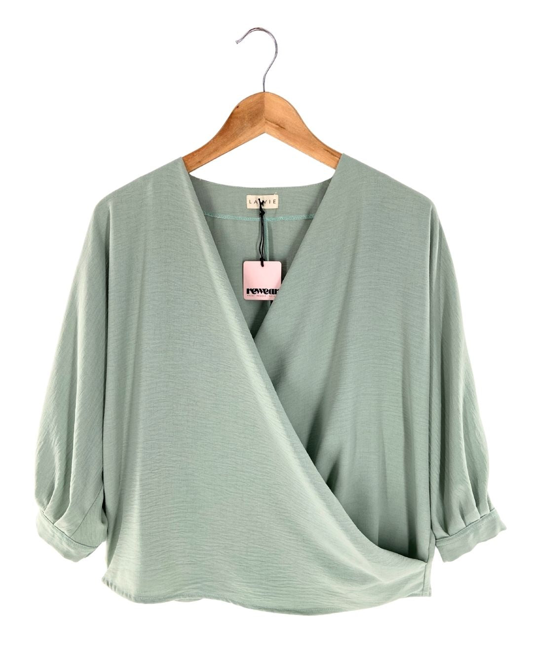 Blusa cruzada oversize