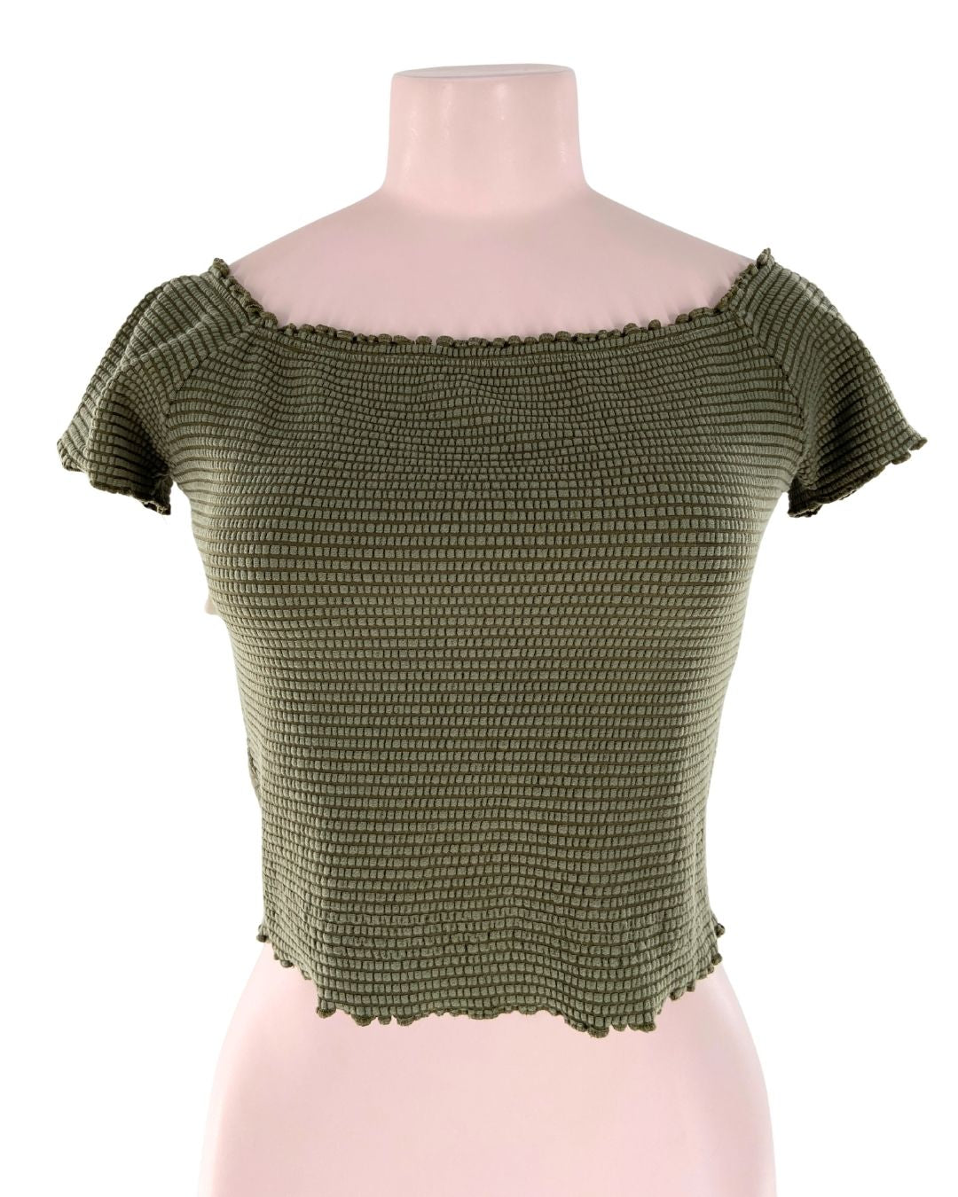 Blusa stretch manga corta