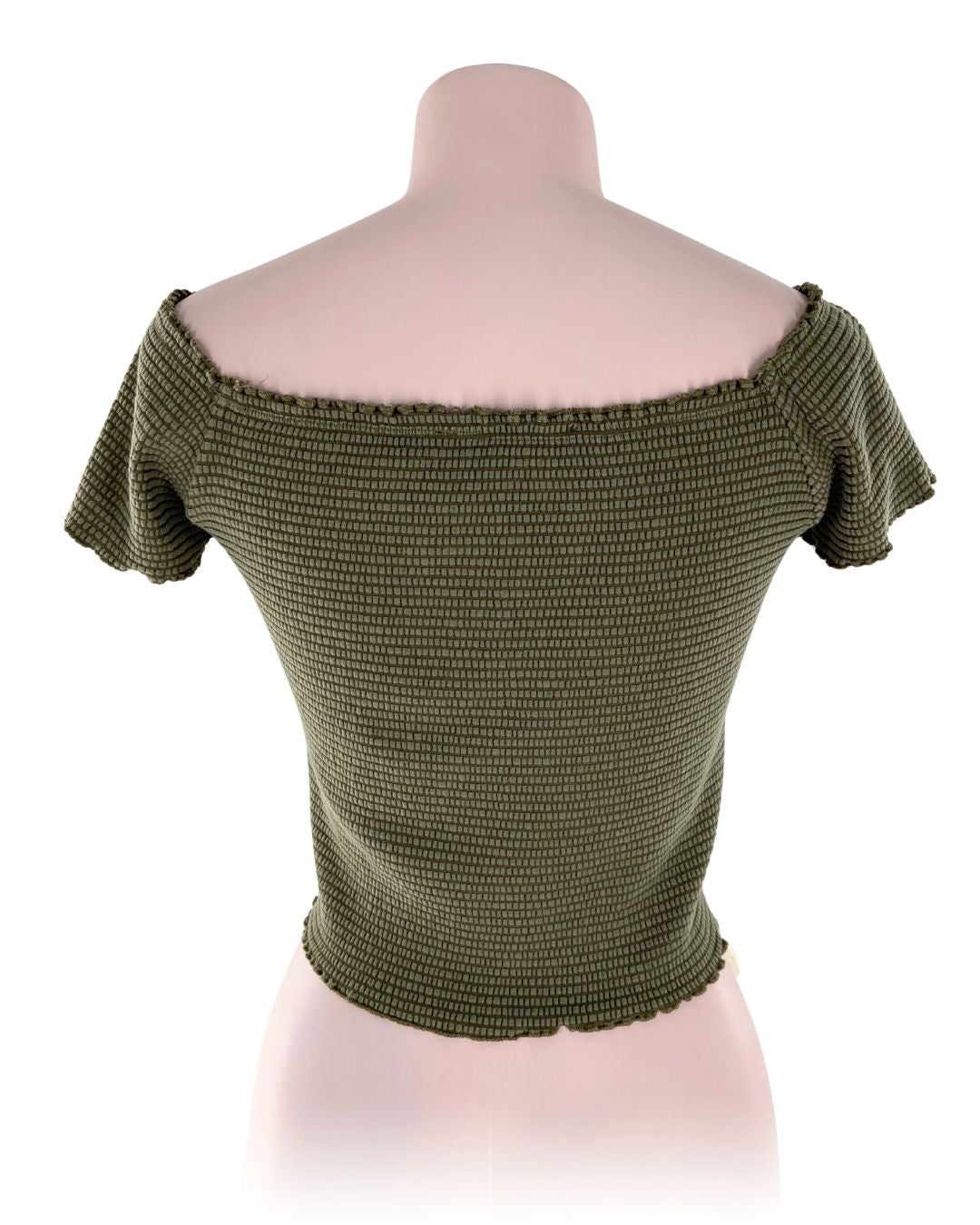 Blusa stretch manga corta