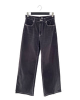 Jean wide leg  stretch costura