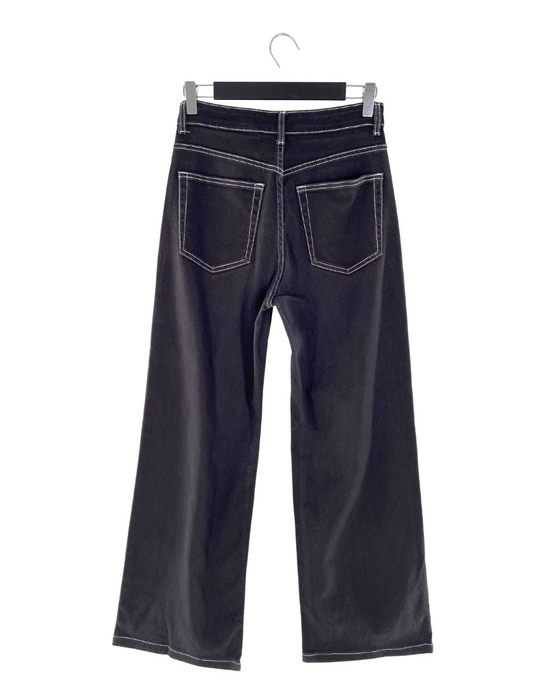 Jean wide leg  stretch costura