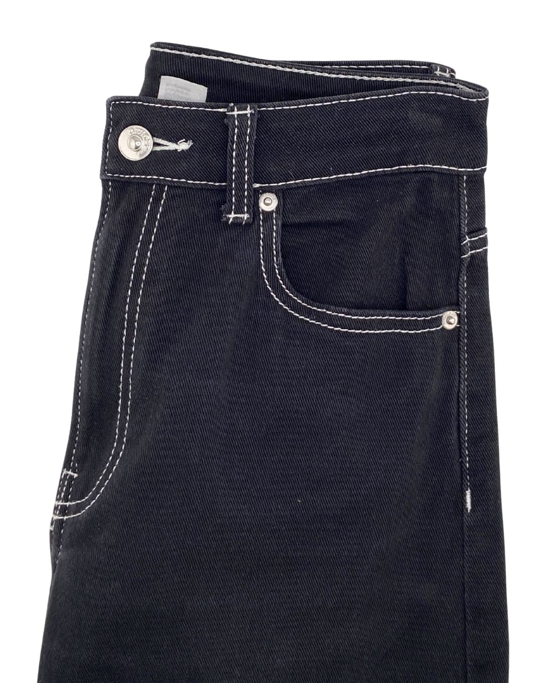 Jean wide leg  stretch costura