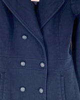 Abrigo abotonado en paño