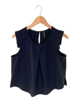 Blusa sleeveless con textura