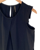 Blusa sleeveless con textura