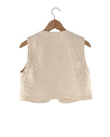 Chaleco crop acolchado