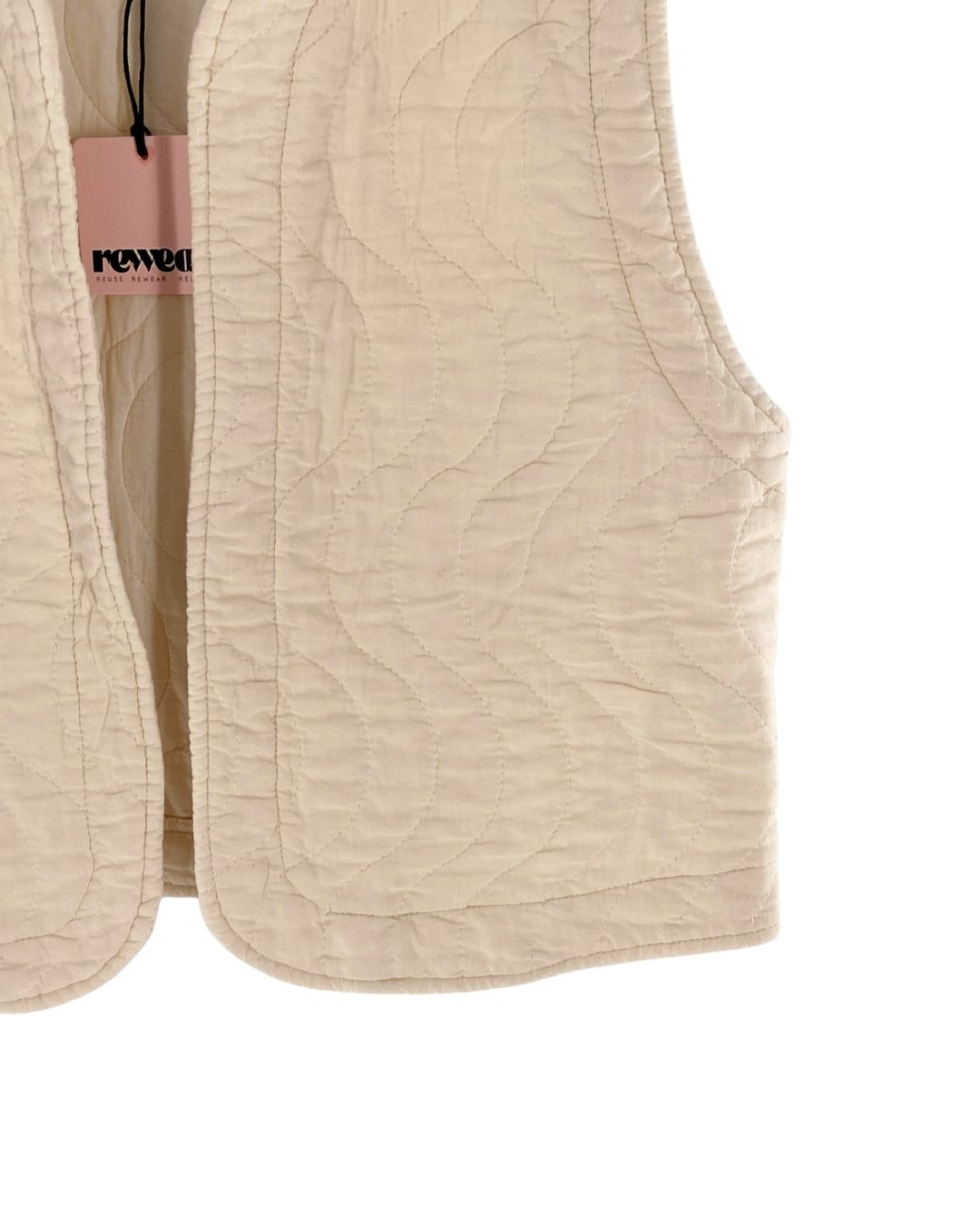 Chaleco crop acolchado