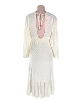 Maxi vestido en ojalillo