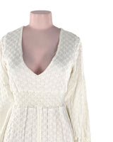 Maxi vestido en ojalillo