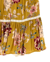 Falda mini encauchada print