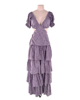 Maxi vestido en ojalillo