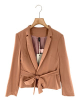 Blazer delgado con cinturon