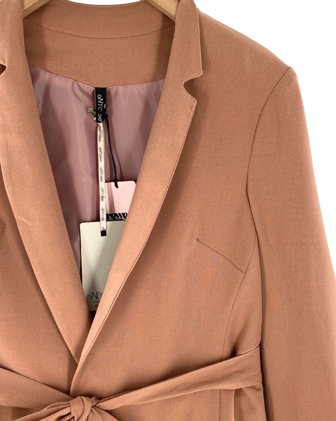 Blazer delgado con cinturon