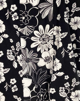 Falda midi print flores