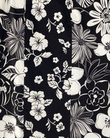 Falda midi print flores