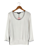 Blusa manga larga sesgo