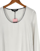 Blusa manga larga sesgo