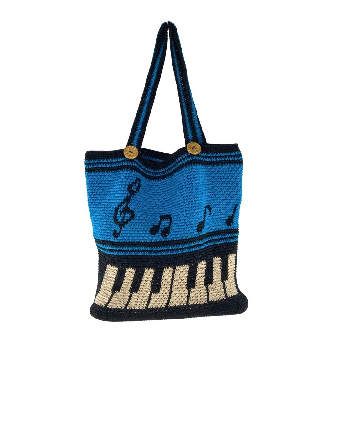 Bolso tote tejido artesanal