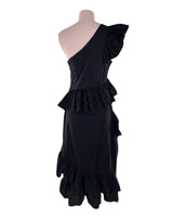 Maxi vestido one shoulder