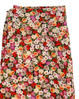 Pantalon print mini flores