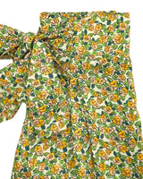 Pantalon palazzo anudado print