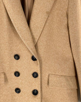 Chaqueta afelpada seis botones