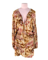 Vestido mini manga larga