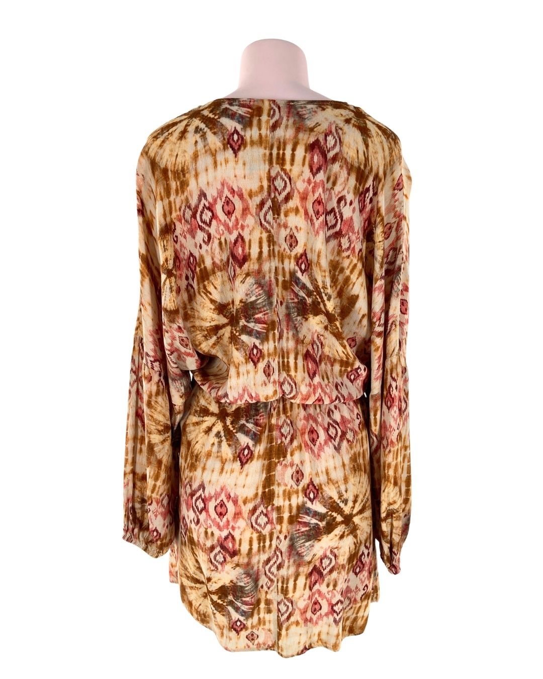 Vestido mini manga larga