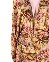 Vestido mini manga larga