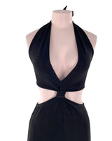 Maxi vestido translucido