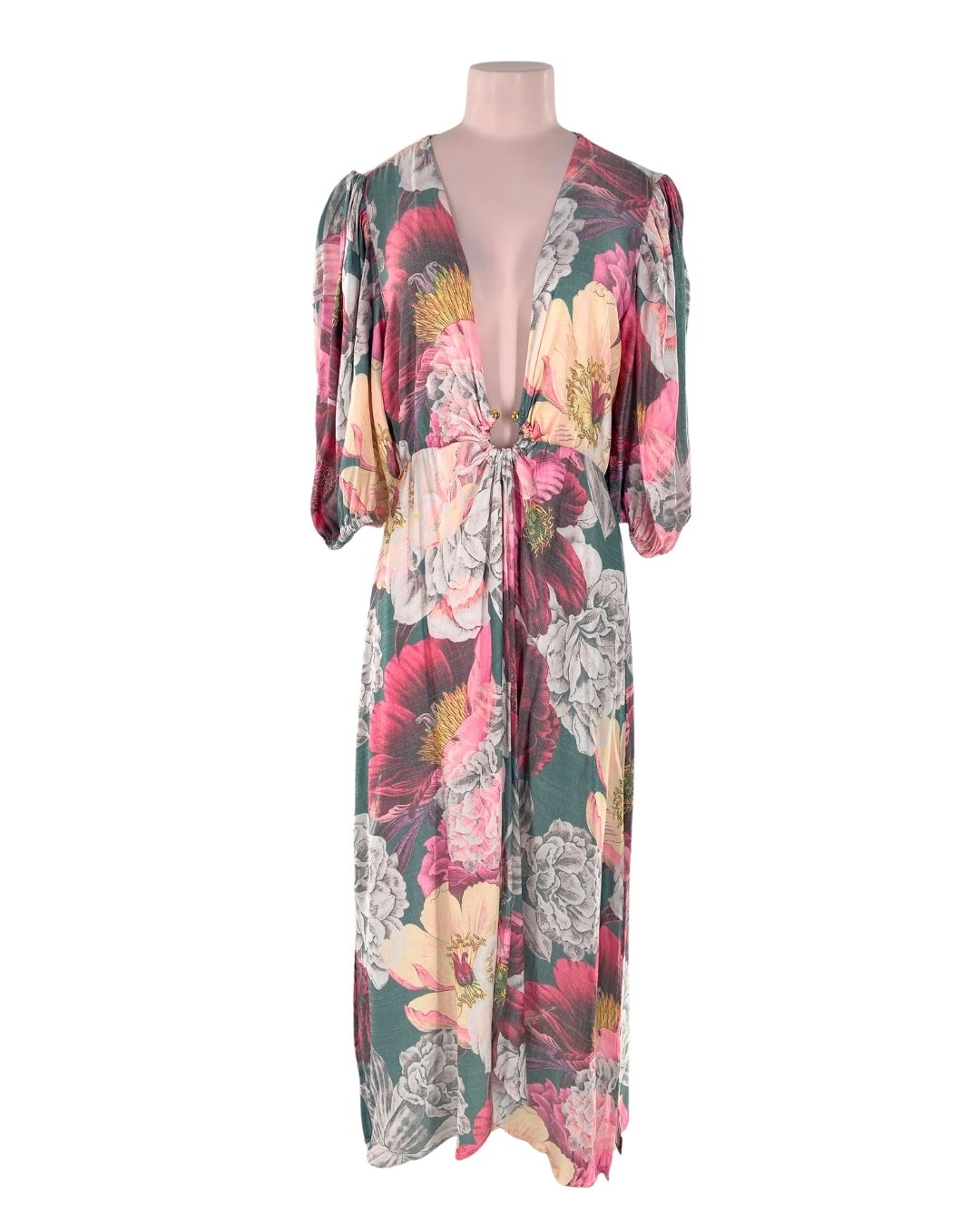 Salida de baño print flores