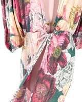 Salida de baño print flores