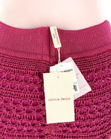 Falda en macrame con flecos